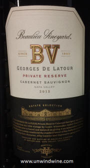 Beaulieu Vineyards Georges de Latour Private Reserve 2013
