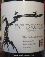 Bedrock The Heritage Sonoma Valley Sonoma County Red Blend 2013