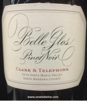 Belle Glos Clark & Telephone Vineyard Santa Maria Valley Santa Barbara County Pinot Noir 2014