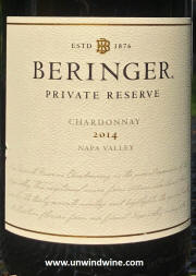 Beringer Private Reserve Chardonnay 2014
