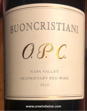 Buoncristiani Family Winery "O.P.C." Napa Valley Red Blend 2015 