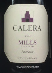 Calera Mills Pinot Noir 2011
