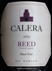 Calera Reed Vineyard Mt Harlan Pinot Noir 2013
