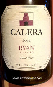 Calera Ryan Vineyard Mt Harlan Pinot Noir 2004