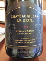 Chateau St Jean Le Seul Sonoma Coast Chardonnay 2014