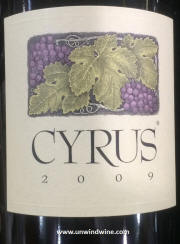 Cyrus Napa Valley Red Wine 2009