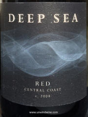 Deep Sea Central Coast Red Wine 2008