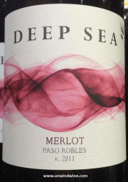 Deep Sea Paso Robles Merlot 2011