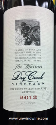 Dry Creek Mariner Meritage Red Wine 2012