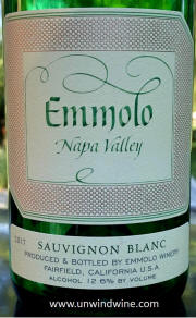 Emmolo Napa Valley Sauvignon Blanc 2017