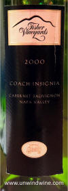Fisher Coach Insignia Napa Cabernet Sauvignon 2000 Magnum