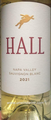 Hall Napa Valley Sauvignon Blanc 2021 Label