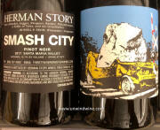 Herman Story Smash City Pinot Noir 2017 label