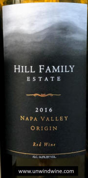 Hill-Family Estate Origin Napa Valley Red 2016