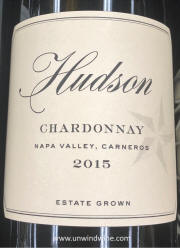 Label - Hudson Napa Carneros Chardonnay 2015