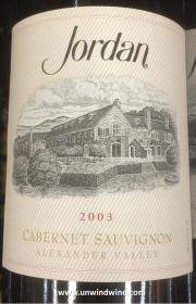 Jordan Alexander Valley Cabernet Sauvignon 2003