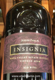 Joseph Phelps Insignia Red Wine 2004