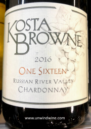 Kosta Browne One Sixteen RRV Chardonnay 2016