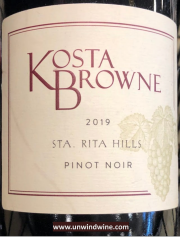 Kosta Browne Santa Rita Hills Pinot Noir 2019