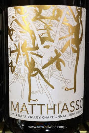 Matthiasson Napa Valley Linda Vista Vineyard Chardonnay 2014