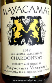 Mayacamas Napa Valley Mt Veeder Chardonnay 2017