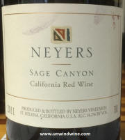 Neyers Sage Canyon Red Wine 2011