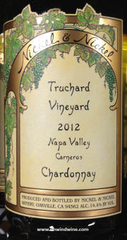 Nickel & Nickel Truchard Vineyard Carneros Chardonnay 2012