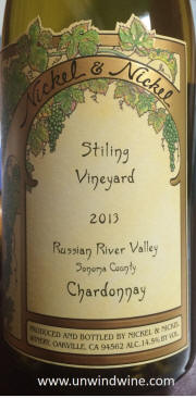 Nickel & Nickel Stiling Vinegard Russian River Valley Chardonnay 2013