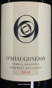 O'Shaughnessy Howell Mountain Cabernet Sauvignon 2012