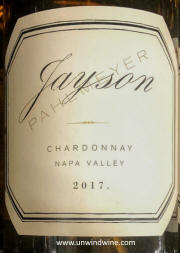 Pahlmeyer Jayson Napa Valley Chardonnay 2017
