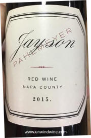 Pahlmeyer Jayson Napa County Red Wine 2015