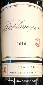 Pahlmeyer Napa Valley Red Wine 2016