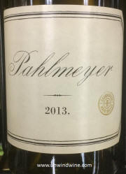 Pahlmeyer Napa Valley Chardonnay 2013