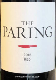 The Paring California Red Bordeaux Blend 2016 label
