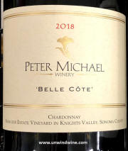 Peter Michael Belle Cote Knights Valley Chardonnay 2018