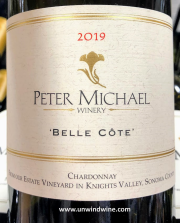 Peter Michael Belle Cote's Knights Valley Sonoma County Chardinnay 2019