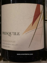 PresQu'ile Santa Maria Valley Chardonnay 2011