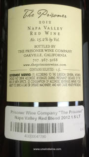 Prisoner rear label 2012