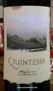 Quintessa Rutherford Napa Valley Red Blend