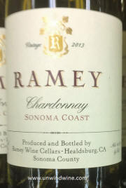 Ramey Sonoma Coast Chardonnay 2013