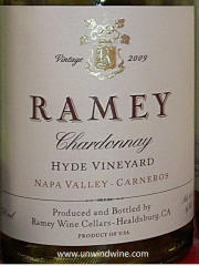 Ramey Hyde Vineyard Chardonnay 2009