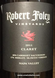 Robert Foley Napa Valley Claret 2011