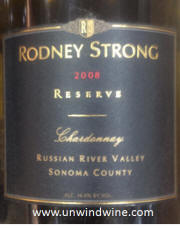 Rodney Strong Reserve Russian River Valley Chardonnay