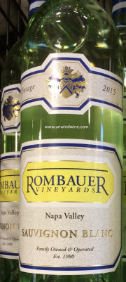 Rombauer Vineyards Sauvignon Blanc 2015