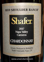 Shafer Red Shoulder Ranch Napa Valley Chardonnay 2017 