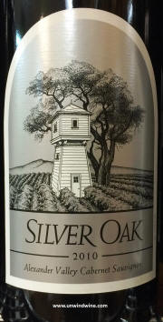 Silver Oak Alexander Valley Cabernet Sauvignon 2010