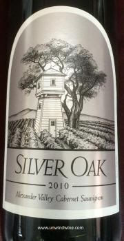 Silver Oak Cellars Alexander Valley Cabernet Sauvignon 2010