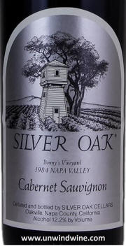 Silver Oak Bonny's Vineyard Napa Valley Cabernet Sauvignon 1984