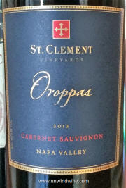 St Clement Oroppas Napa Valley Cabernet Sauvignon 2012