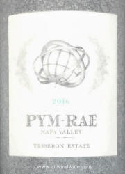 Tesseron Estate Napa Valley Pym Rae Vineyard 2016